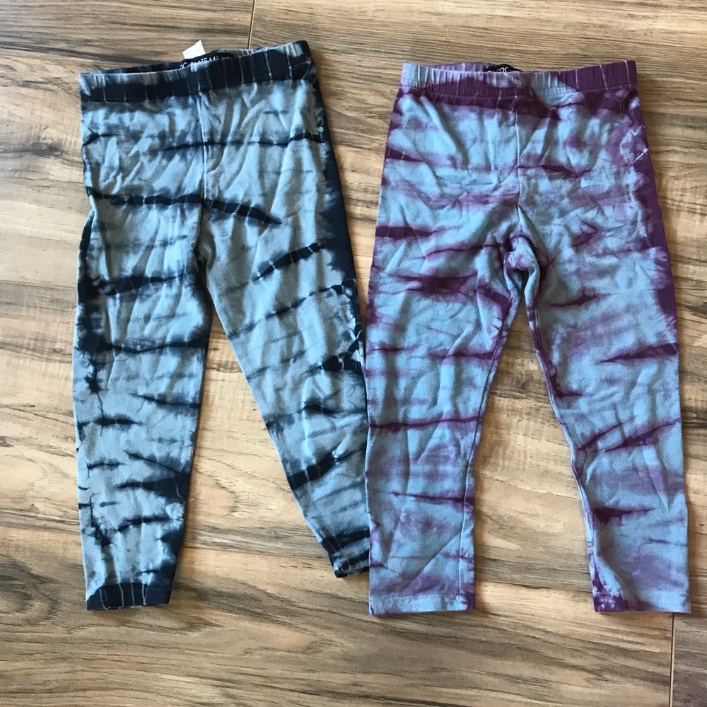 Chocolate Milke Tie Dyed Leggings